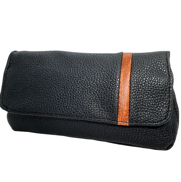 pouch pipe tobacco Combination 2-Pipe & Vinyl Lined Tobacco Pouch