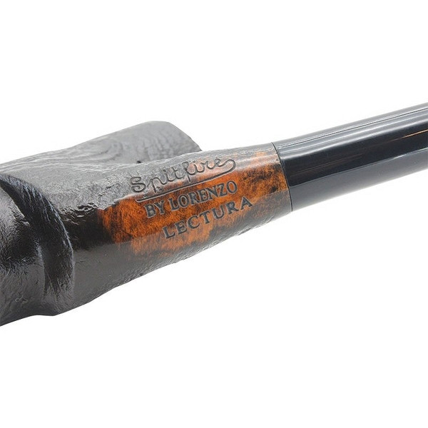 Lorenzo Spitfire Lectura Rustic Churchwarden Italian Briar Pipe