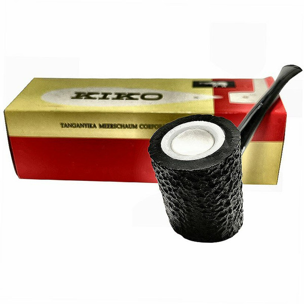 Meerschaum Lined Kiko Poker African Pipewood Pipe | Royal