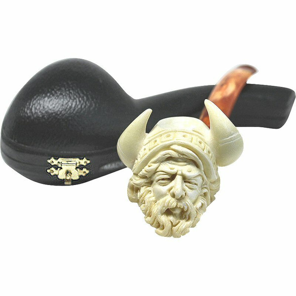 Signed A. Govem Viking Meerschaum Pipe | Royal Meerschaum Pipes