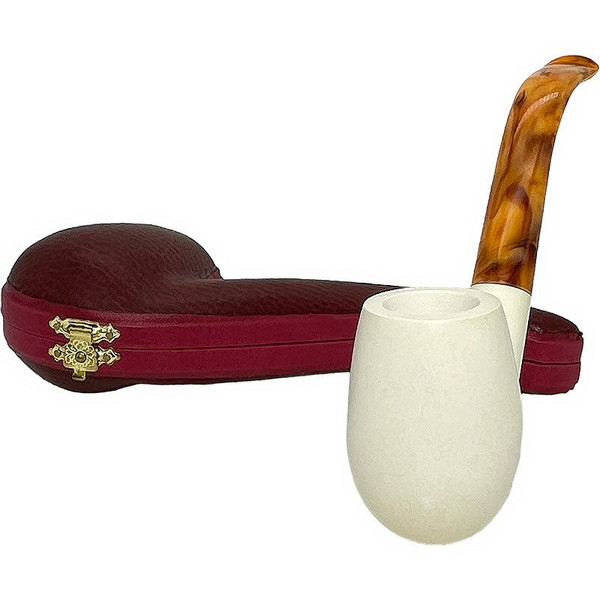 Special Billiard Classic Smooth Meerschaum Pipe