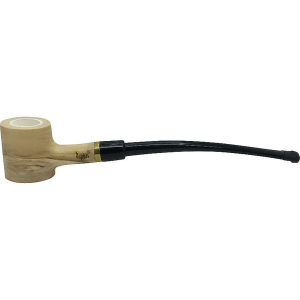 Meerschaum Lined Poker Churchwarden Olive Wood Pipe | Royal