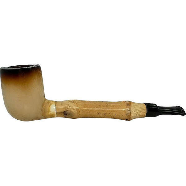 Huntsman Billiard African Block Meerschaum Pipe | Royal Meerschaum