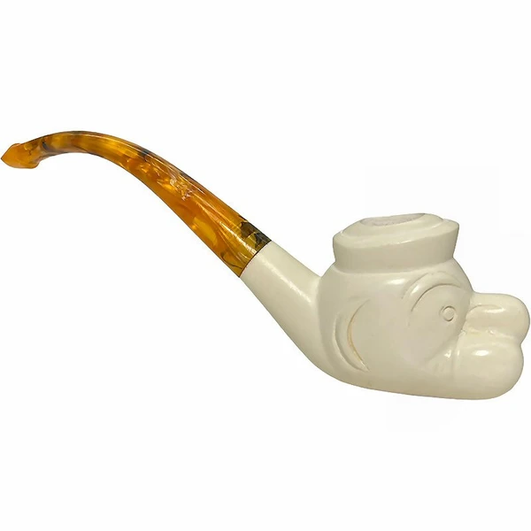 Deluxe Popeye the Sailor Man Meerschaum Pipe