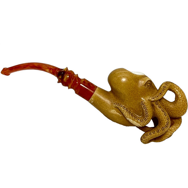 octopus tobacco bowl Flower Smoking | 14mm Male steel ice tub AntiqueJapanese Octopus Tobacco Pouch and