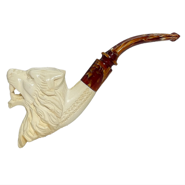 おまめさん ⭐︎REMI RELIEF L.A.C.A.L. TIGER Tiger Oom Paul Style Meerschaum Pipe | Royal Meerschaum Pipes