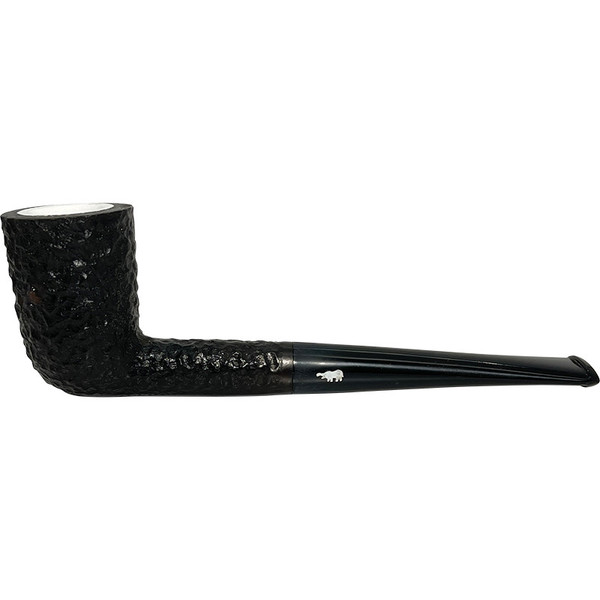 Kiko Rustic Straight African Wood Meerschaum-Lined Pipe | Royal
