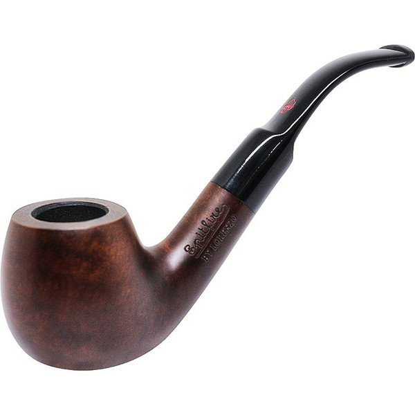 Lorenzo Spitfire 9mm Filtro Bent Apple Briar Pipe | Royal