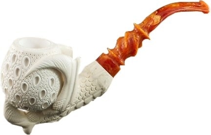 claw tobacco pipe Meerschaum Pipes - Special Hand Carved Meerschaum Pipe - Dragon Claw