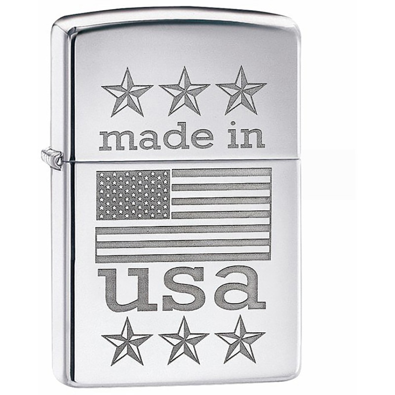 Zippo  ジッポー　MADE IN USA made-in-usa-with-flag-zippo-