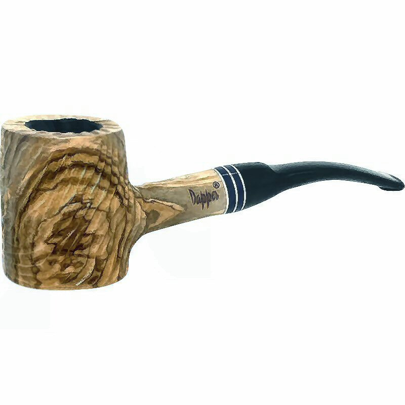 Dapper 9mm Blue Band Poker Olive Wood Pipe