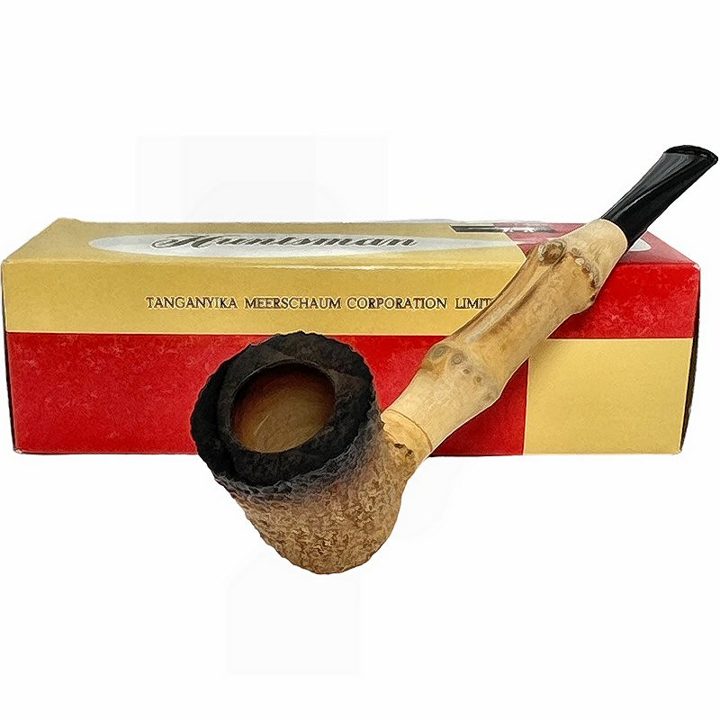 Pilczuk Acoustic ゴールド マウスパイプ Huntsman Dublin Rustic African Block Meerschaum Pipe | Royal