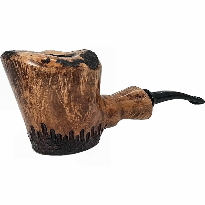 giant tobacco pipe Nording Freehand C Briar Gourd Calabash with Meerschaum Bowl