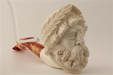 Zeus Pipe Deluxe Hand Carved Zeus Meerschaum Pipes - Buy Meerschaum Pipes on sale ...