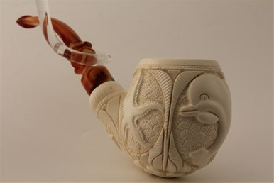 Meerschaum Pipe ミアシェルム パイプ 海泡石 専用ケース付 海泡石のパイプ
