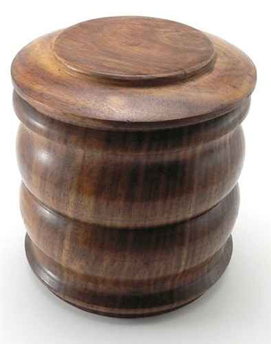 Wood Tobacco Jar