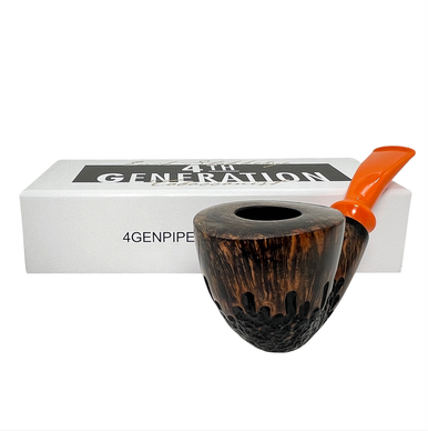 First Generation Pipe Erik Stokkebye 4th Generation Semi-Rustic Briar Pipe | Royal Meerschaum ...