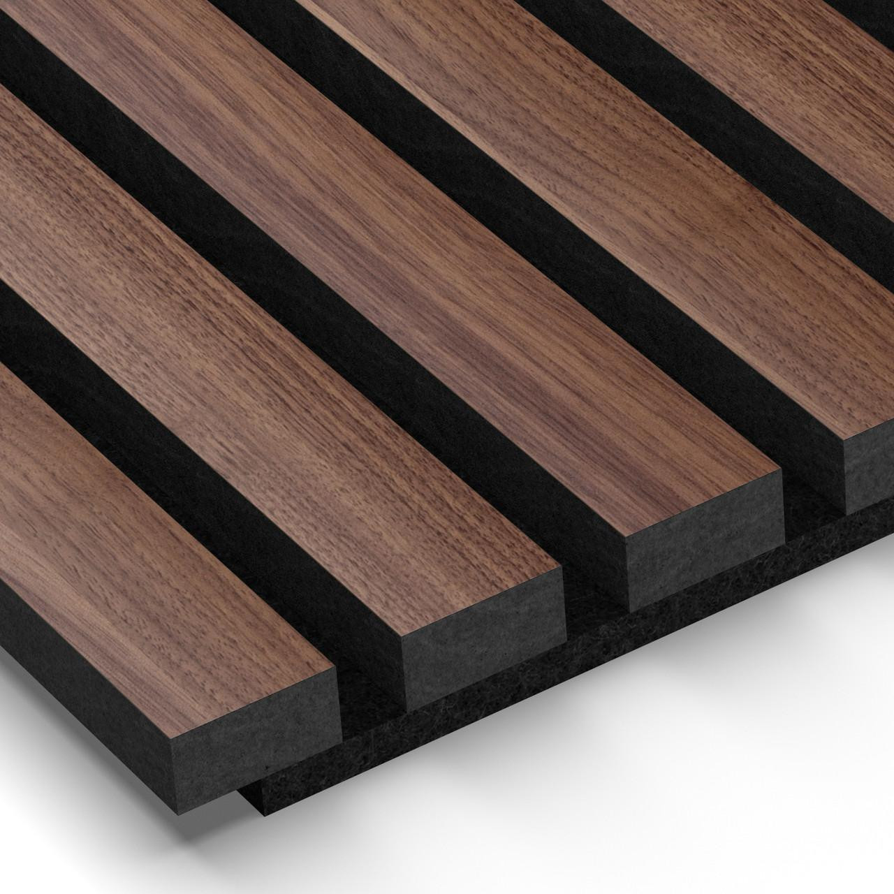 Walnut Acoustic Wood Slat Wall Panels