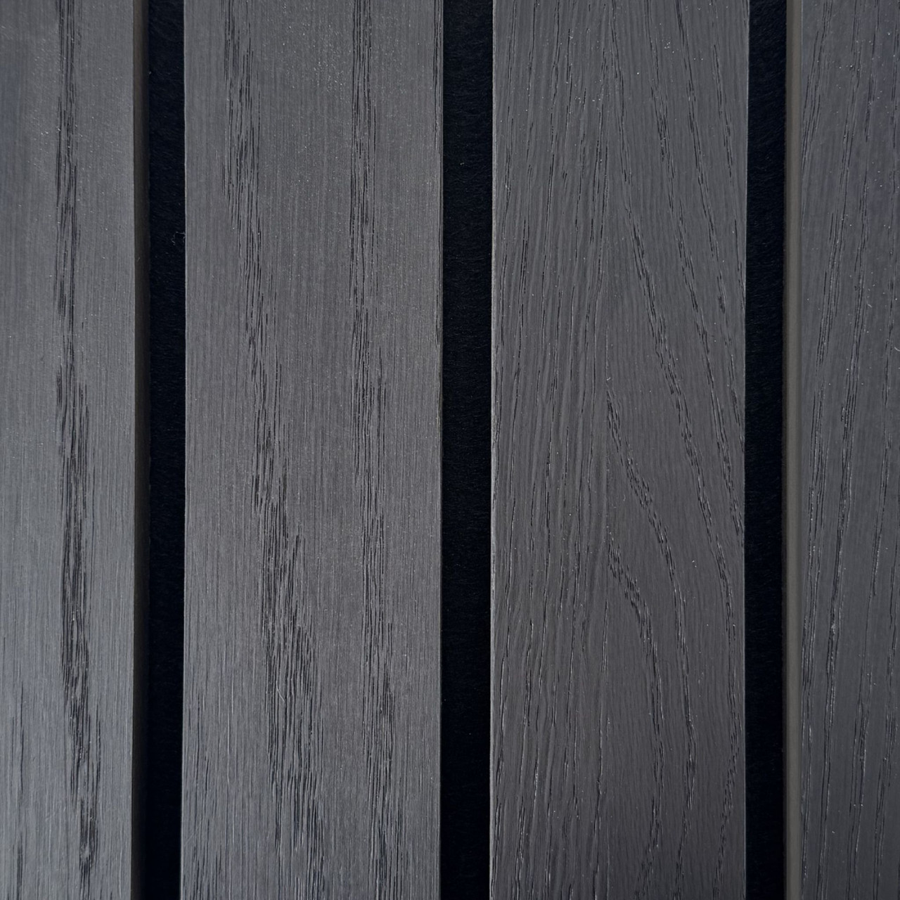 Blackened Oak Acoustic Wood Slat Wall Panels