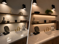 Hard Wired vs. Battery LED Floating Shelves: What Homeowners Need to Know Before Buying