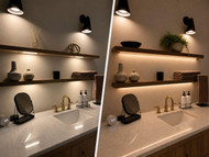 Hard Wired vs. Battery LED Floating Shelves: What Homeowners Need to Know Before Buying