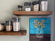 Pet Supplies and Essentials Storage Made Easy with Floating Shelves