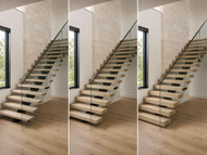 Floating Stair Tread Thickness Guide: Comparing 1.625", 3.5", and 4" Options