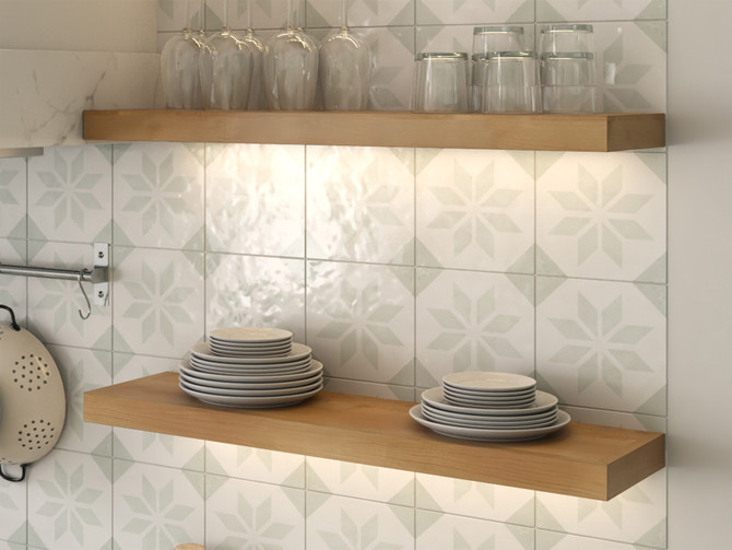 Superior Alder 2" Thick Lighted Floating Shelves