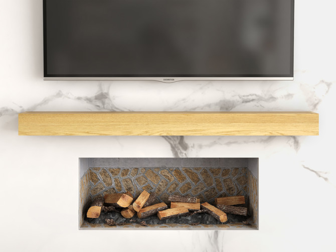 White Oak Mantel