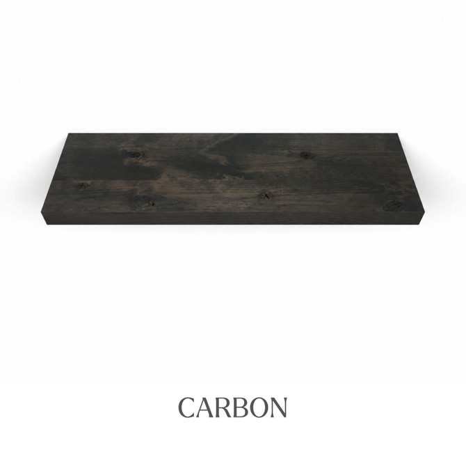 Rustic Alder Floating Shelves - Quick Ship