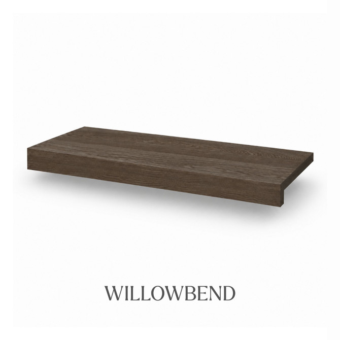 White Oak Wire Shelf Cover