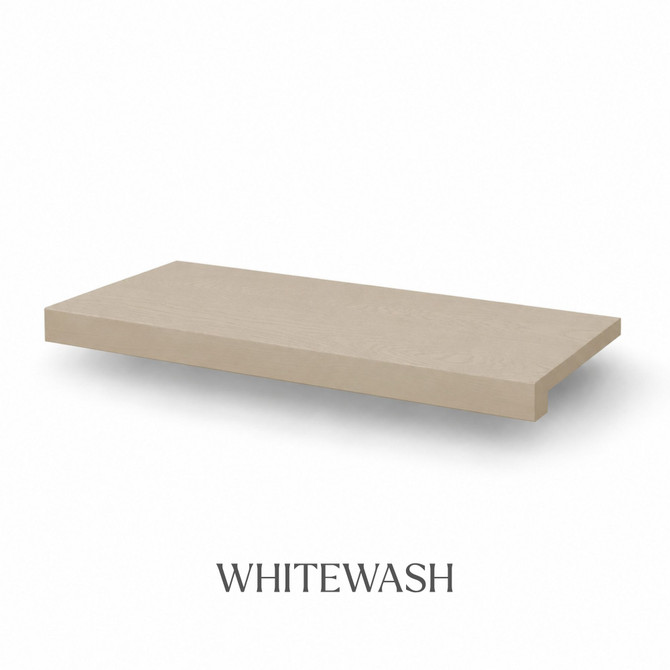 White Oak Wire Shelf Cover