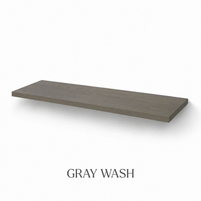 Custom White Oak Shelf Board – 1-in Thick