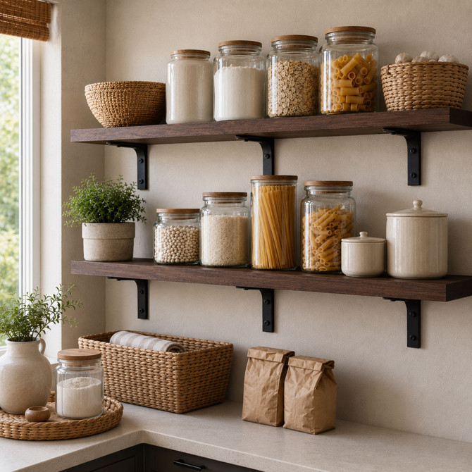Custom White Oak Shelf Board – 1-in Thick