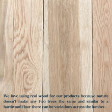 J Thomas Home White Oak Floating Shelves