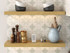 J Thomas Home White Oak 2" Thick Lighted Floating Shelves 