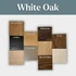 J Thomas Home White Oak Lighted Floating Shelves 