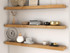 J Thomas Home Rustic Alder 3" Thick Floating Shelves 
