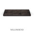 Rustic Alder Radius Corner Floating Shelves