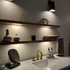 Rustic Alder 3" Thick Battery Lit Floating Shelves