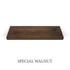 j thomas home superior alder 1 5/8” thick floating shelf with special walnut stain