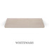 j thomas home superior alder 1 5/8” thick floating shelf finished with the stain color whitewash