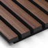 J Thomas Home Walnut Acoustic Slat Wood Wall Panels 