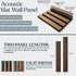 Walnut Acoustic Slat Wood Wall Panels