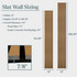 White Oak Acoustic Slat Wood Wall Panels