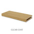 3-inch White Oak alcove floating shelf with a Clear Coat finish showing the natural oak color and wood grain.