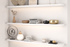 LED White Radius Corners Shelves