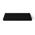 Front view of painted black floating shelf – 2 inch thick handcrafted wood design by J Thomas Home with concealed mounting bracket.