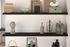 LED Black Floating Shelf