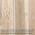 White Oak floating shelf board grain variance 3/4 inch thick